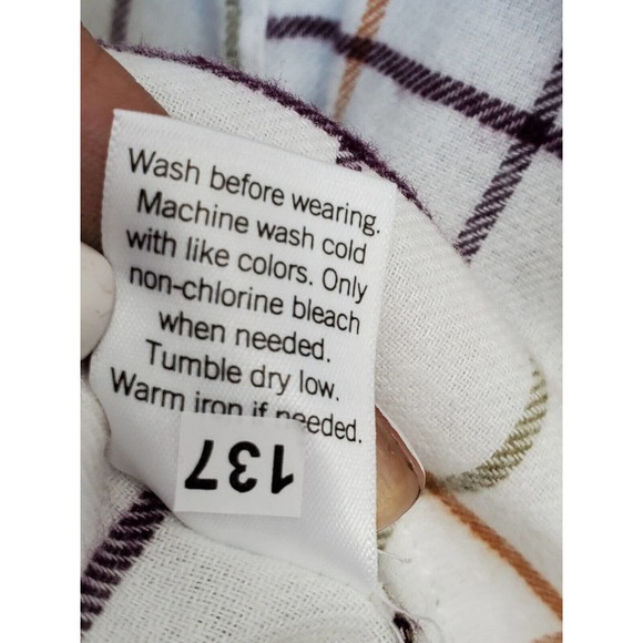 Croft & Barrow Men's White Cotton Collared Long Sleeve Buttons Down Shirt Size M - Picture 9 of 11